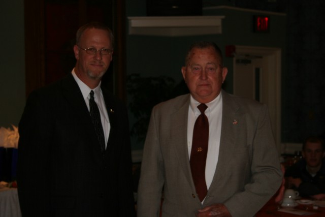 Past Chief/President Allen Fowler with Past Chief Joe Poff.